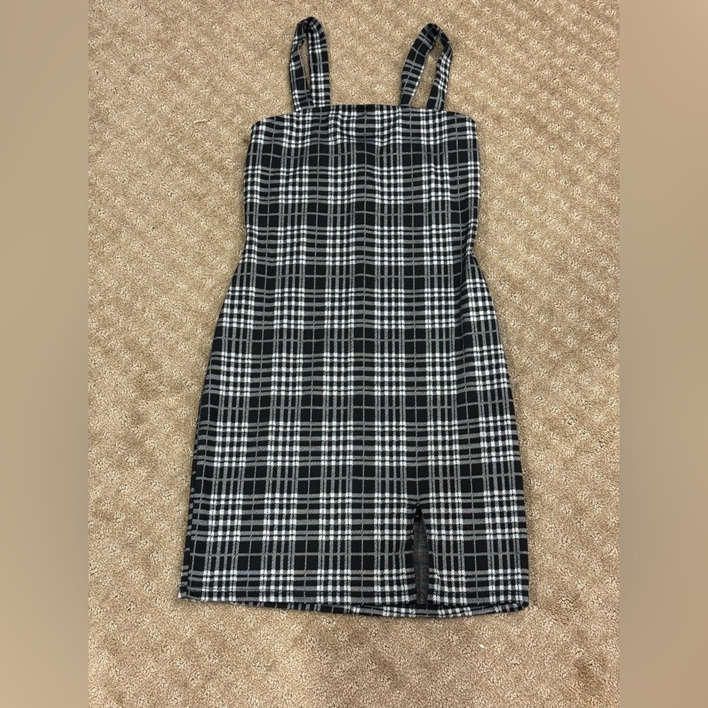 Rue21 Monochrome Checkered Dress